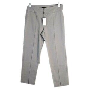 Alisha D. Straight Leg Pullon Stretch Slack/Pant Women's Size 10 Anna (Gray)